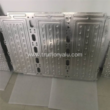 Aluminum heat collection plate for solar panel